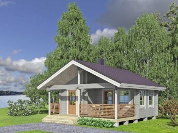 Баня из бруса 6,3 на 6 м